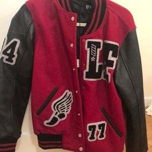 LF Leather Baseball Jacket